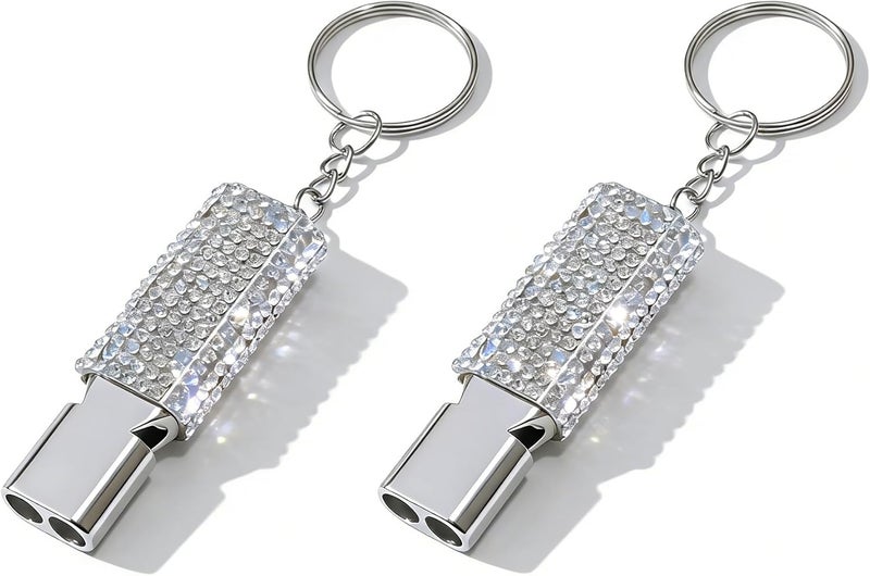 Binboll Double-Tube Whistle Aluminum Alloy Survival Whistle for Outdoor Needs Sports Referee Emergency - Image 1